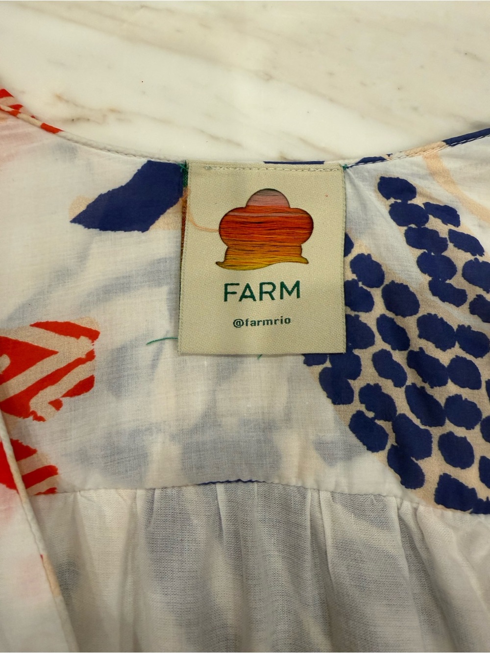 Farm Rio Flutter Sleeve Dress - Picture 8 of 8
